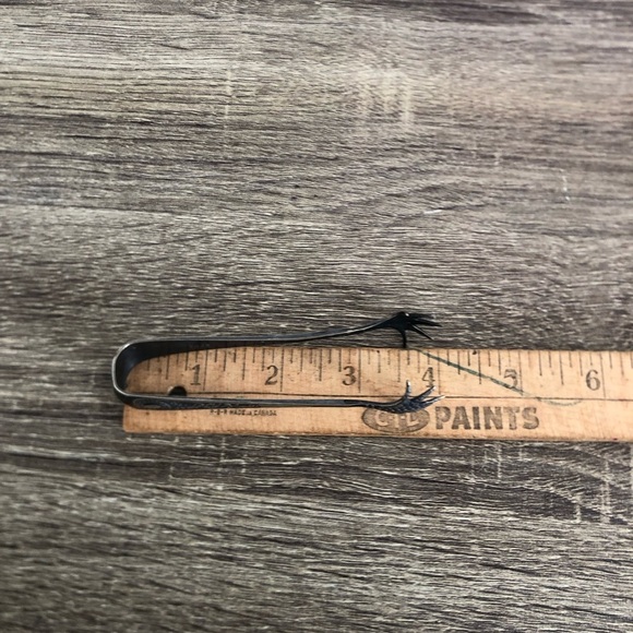 Antique Silverplate Talon Sugar Cube Tongs - Picture 11 of 15